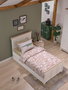 Hanah Home Monte Toddler Cama Extraíble Crema y Roble
